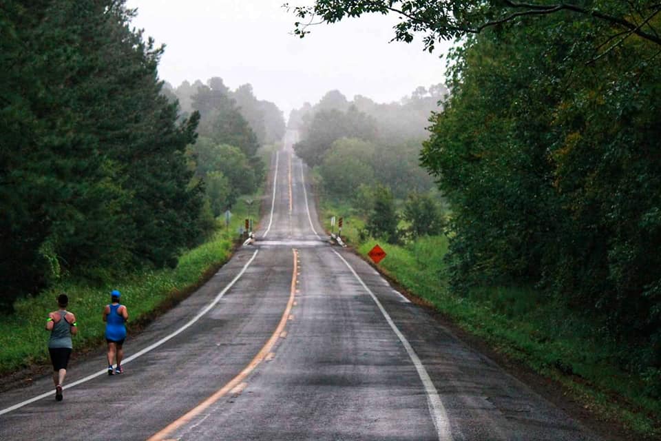 Arkansas Marathon, Half Marathon, 10k, & 5k course in Booneville, AR