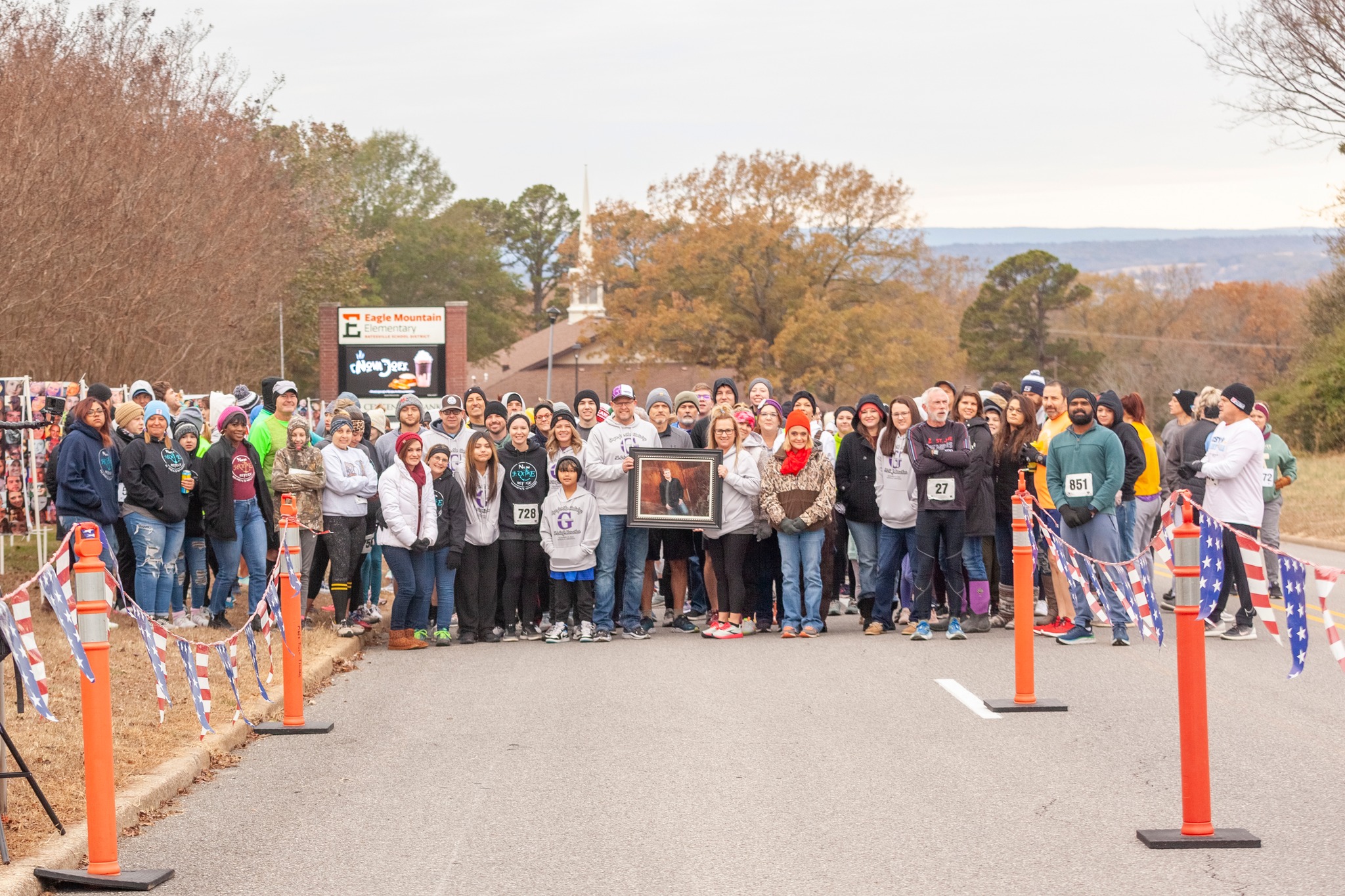 Hope for the Holidays Half Marathon course in Batesville, AR