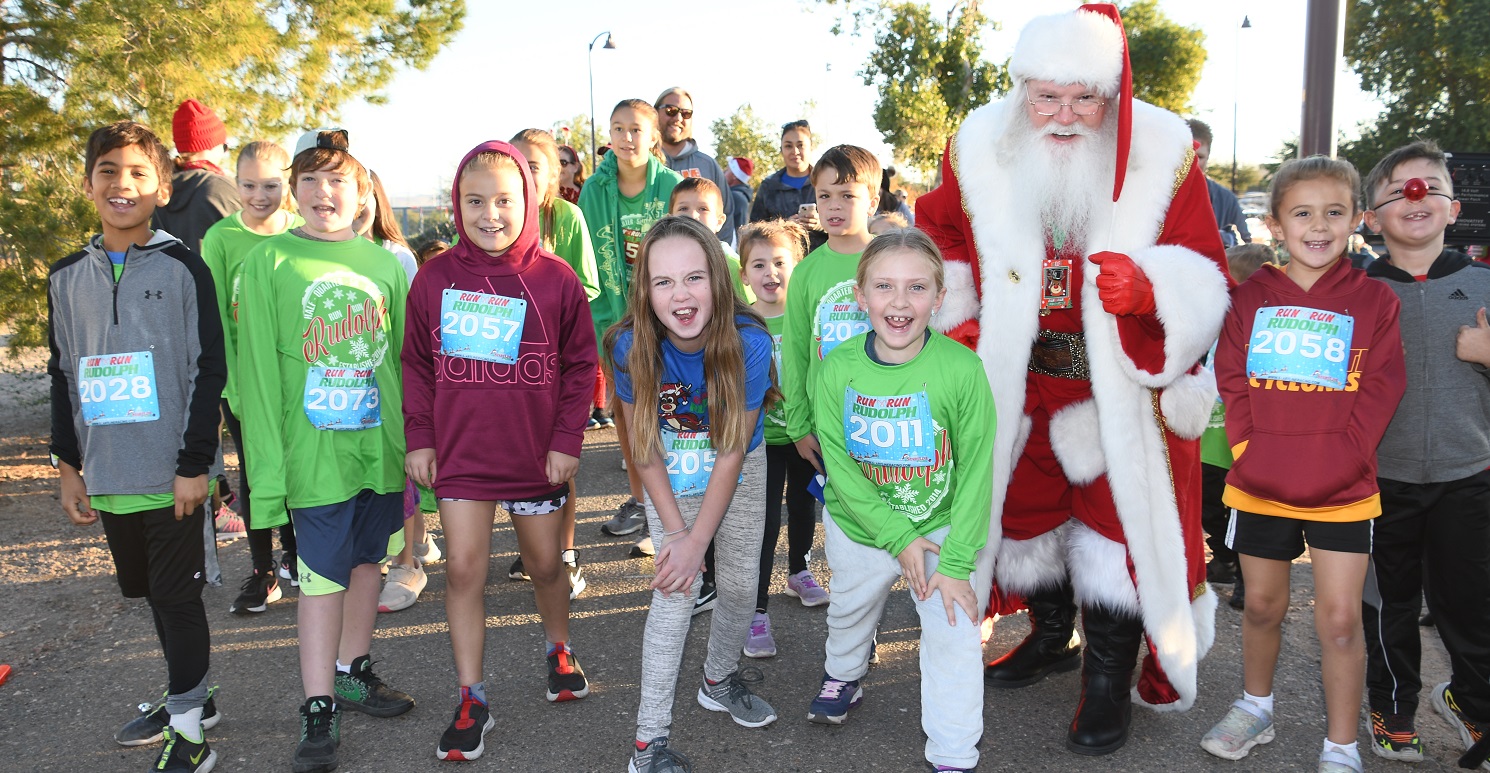 Run Run Rudolph Half Marathon, 6.5 Mile, & 5k course in Phoenix, AZ