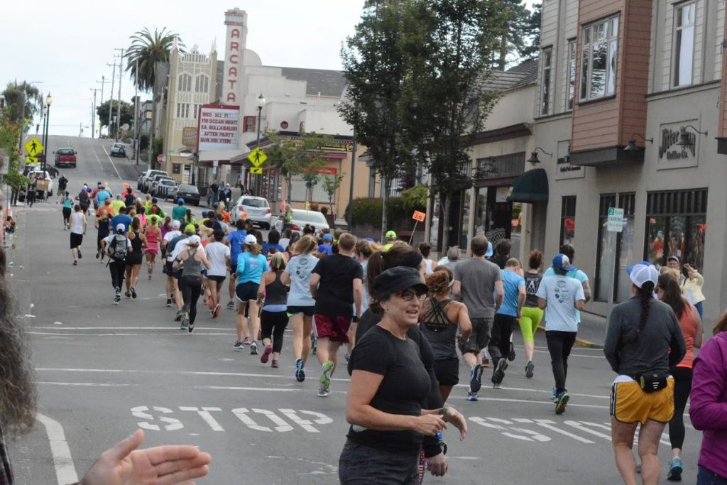 Course of Humboldt Bay Marathon & Half Marathon in Eureka, CA
