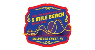 5 Mile Beach Half Marathon at Wildwood Crest logo