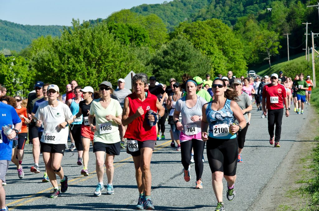 Covered Bridges Half Marathon in Pomfret, VT