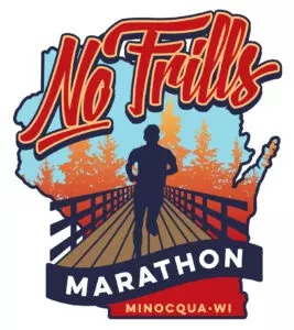 Minocqua No Frills Marathon & Half Marathon logo