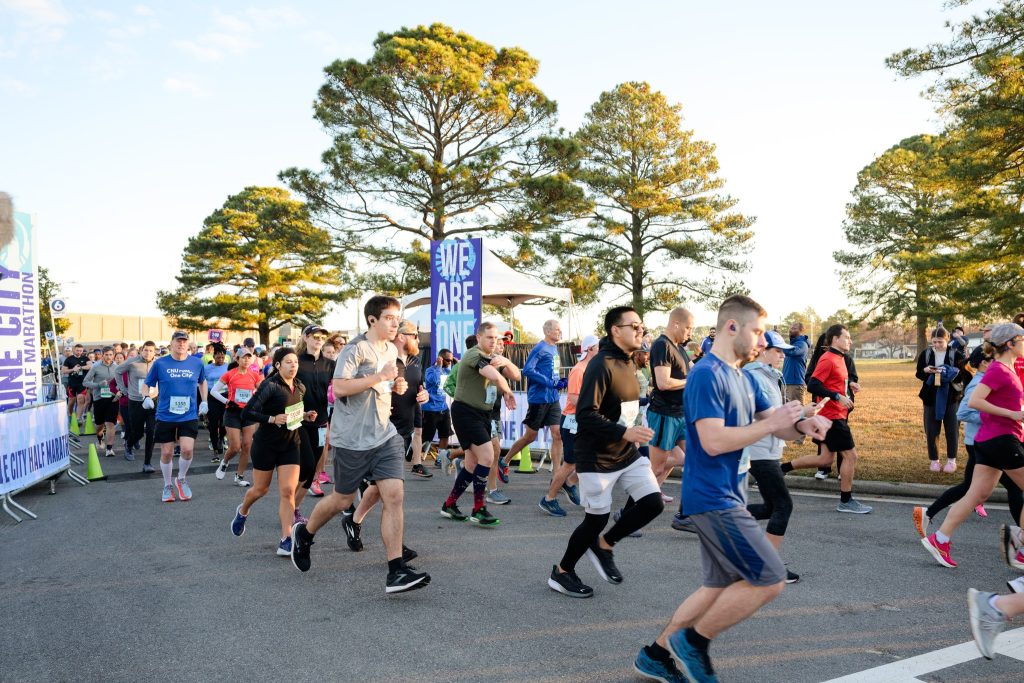 One City Half Marathon in Newport News, VA