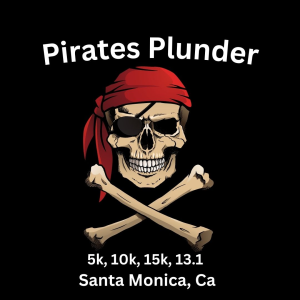 Pirate Plunder Half Marathon 15k 10k & 5k logo