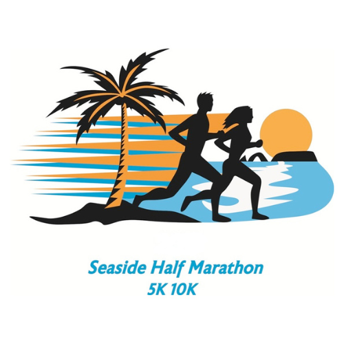 Seaside Marathon Half Marathon 10k & 5k logo