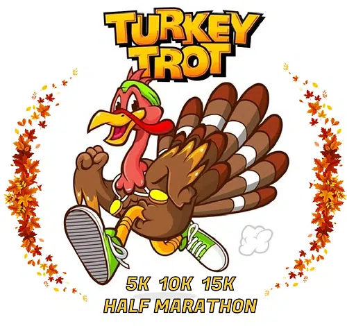 Turkey Trot Half Marathon 15k 10k & 5k logo