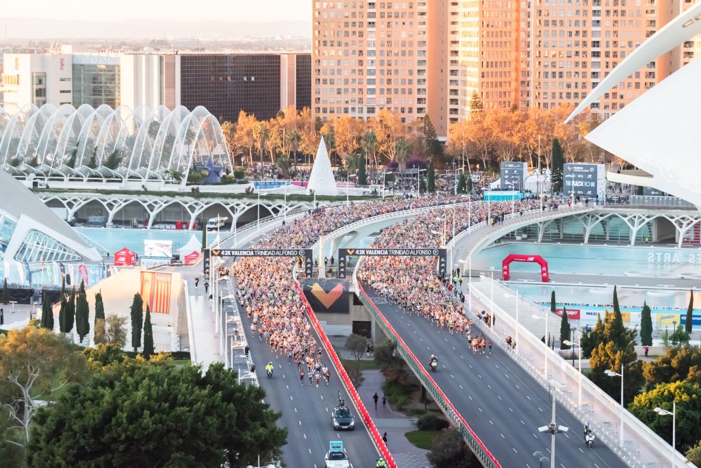 Valencia Marathon in Valencia, Spain