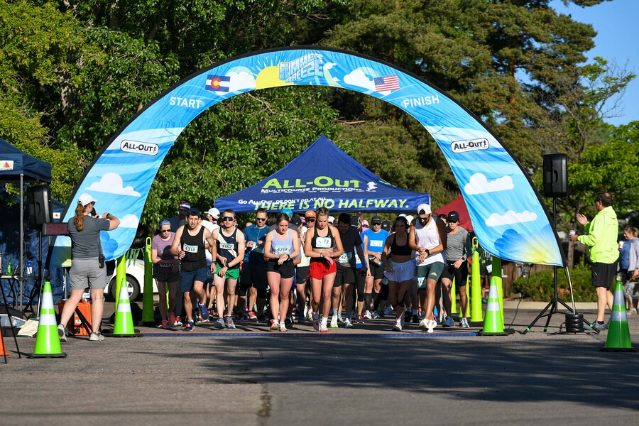 All-Out Summer Breeze Half Marathon 10k 5k & 1M