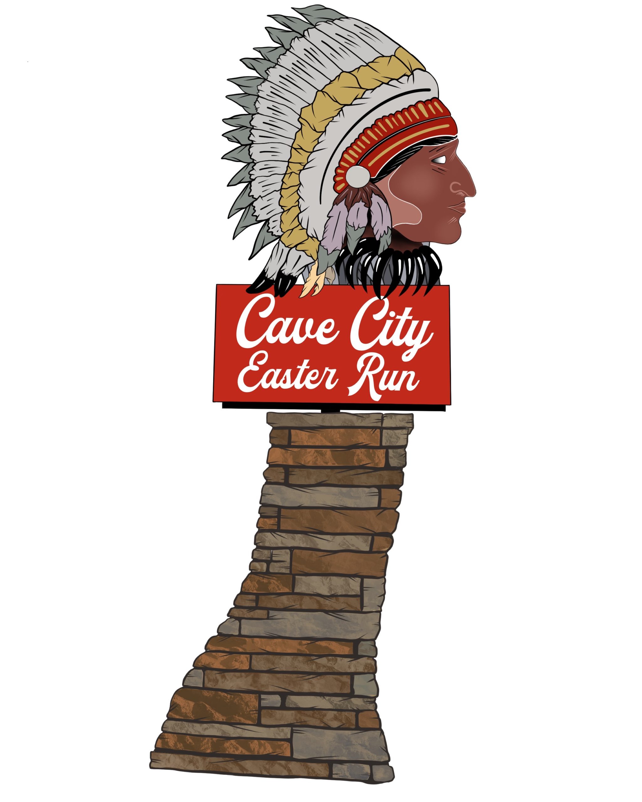 Cave City Easter Run Half Marathon 10k & 5k logo