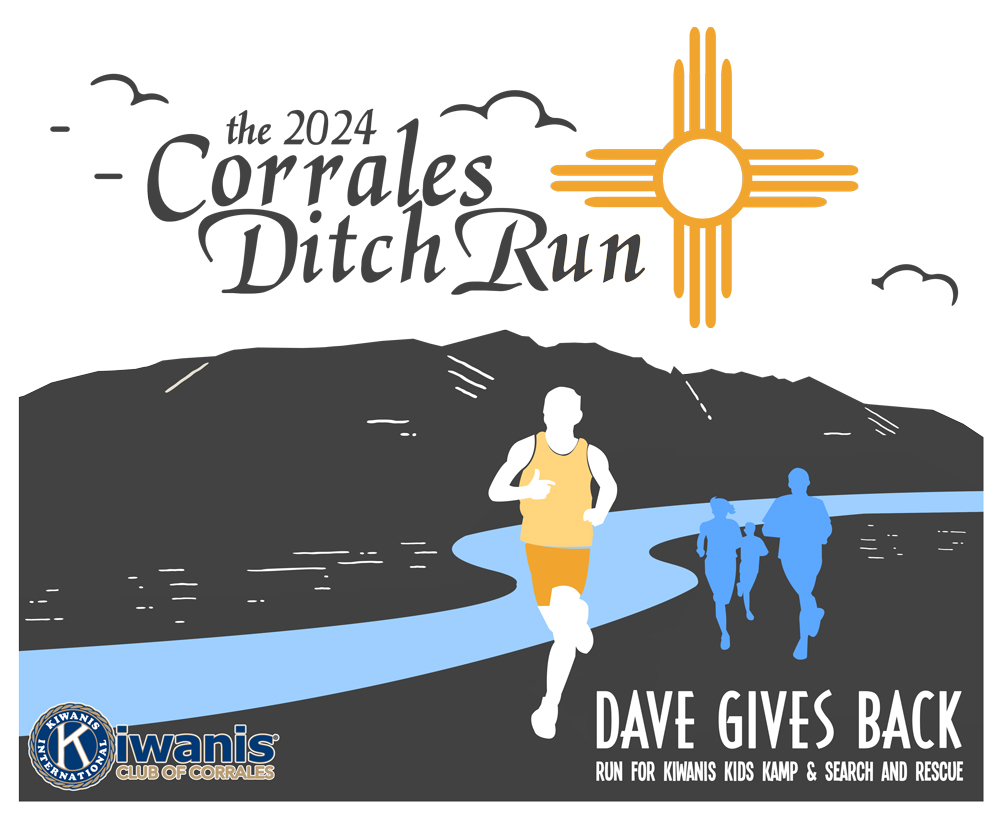 Corrales Ditch Run Half Marathon 10k & 5k logo