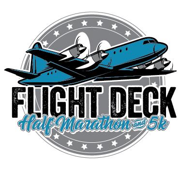 Flight Deck Half Marathon Logo