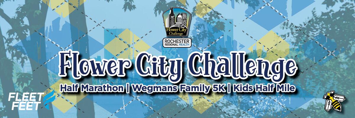 Flower City Challenge Half Marathon & 5k logo