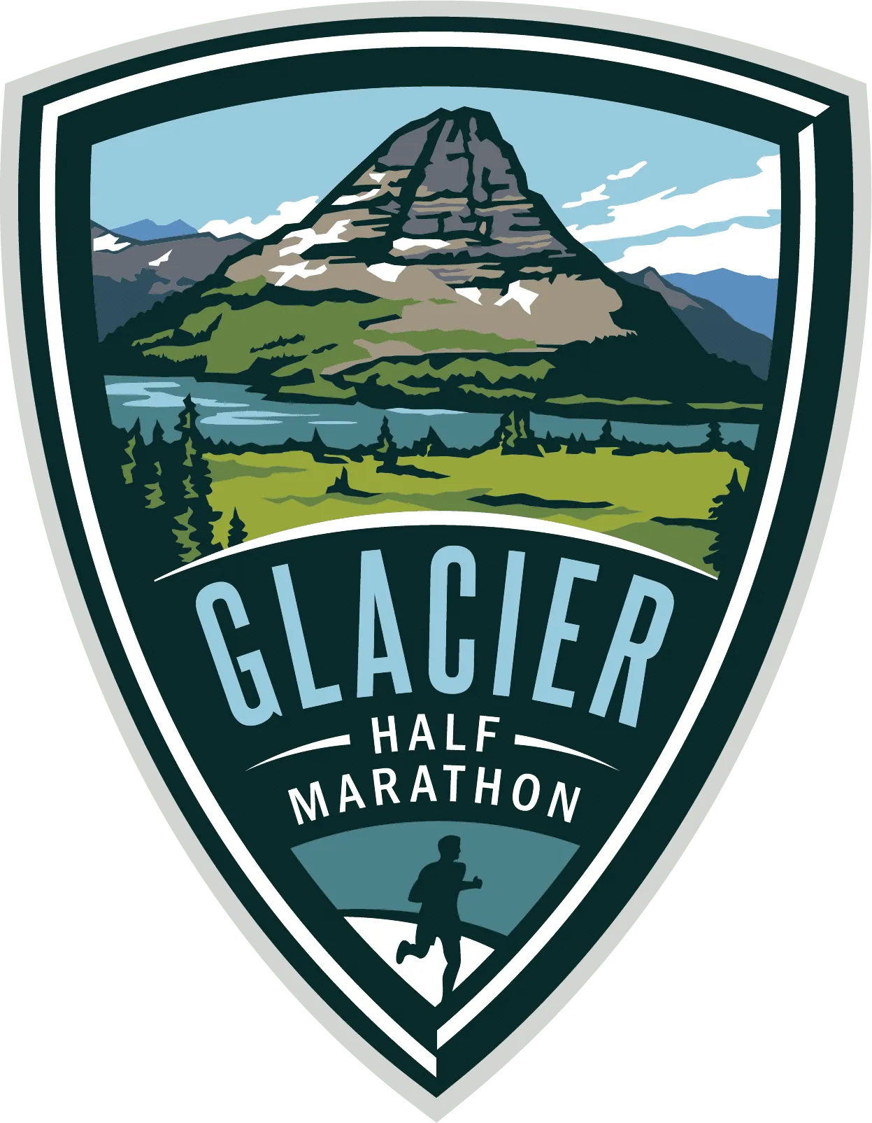 Glacier Half Marathon logo