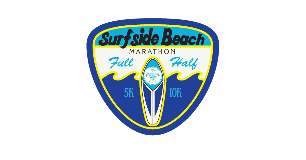 Surfside Beach Marathon Half Marathon & 5k logo